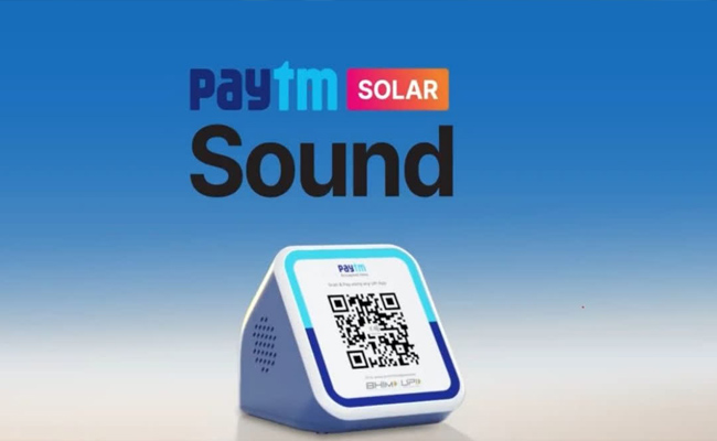 Paytm Launches India’s First Solar Soundbox for Merchants